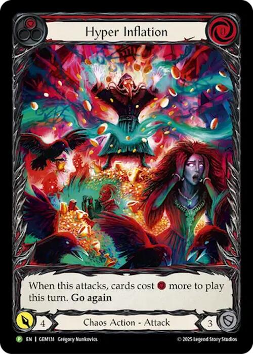 Hyper Inflation [GEM131] (GEM Pack 4)  Rainbow Foil | Magic Magpie