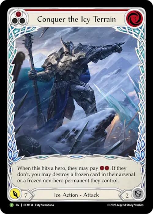 Conquer The Icy Terrain [GEM134] (GEM Pack 4)  Rainbow Foil | Magic Magpie