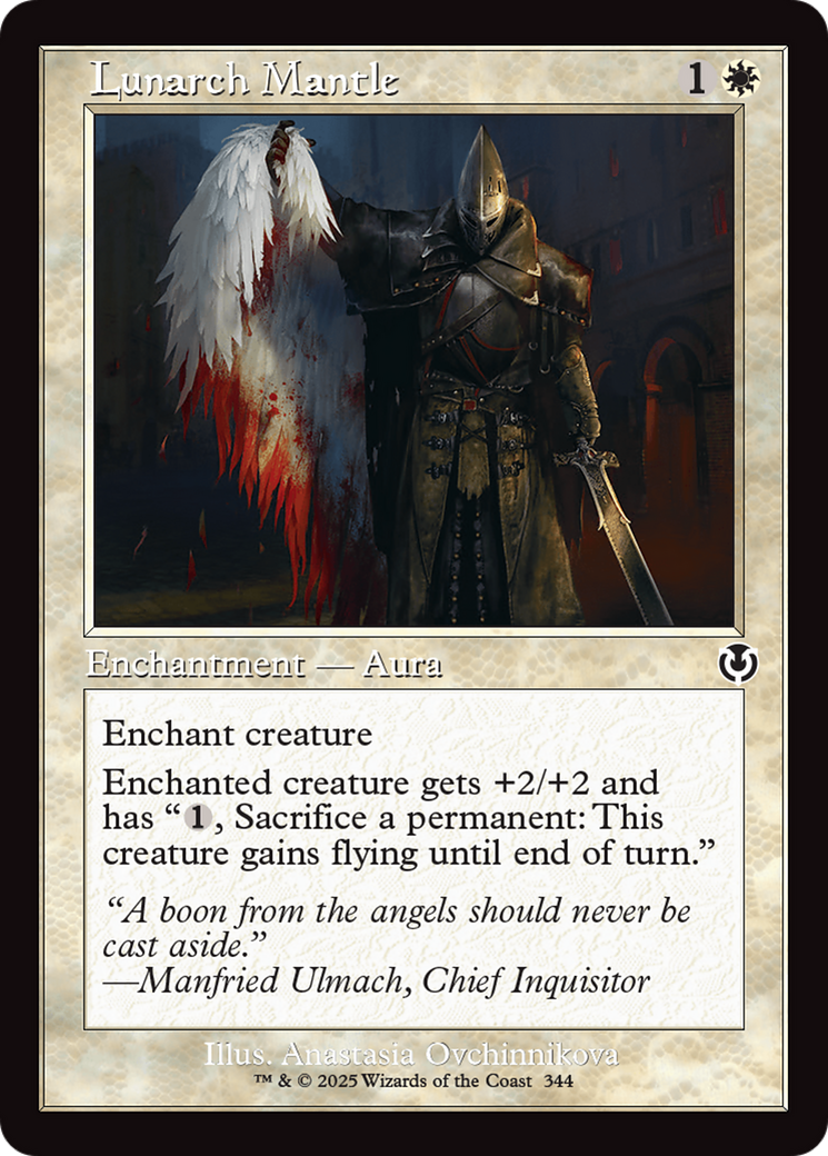 Lunarch Mantle (Retro Frame) [Innistrad Remastered] | Magic Magpie