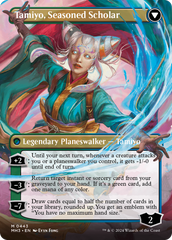 Tamiyo, Inquisitive Student // Tamiyo, Seasoned Scholar (Borderless) [Modern Horizons 3] | Magic Magpie