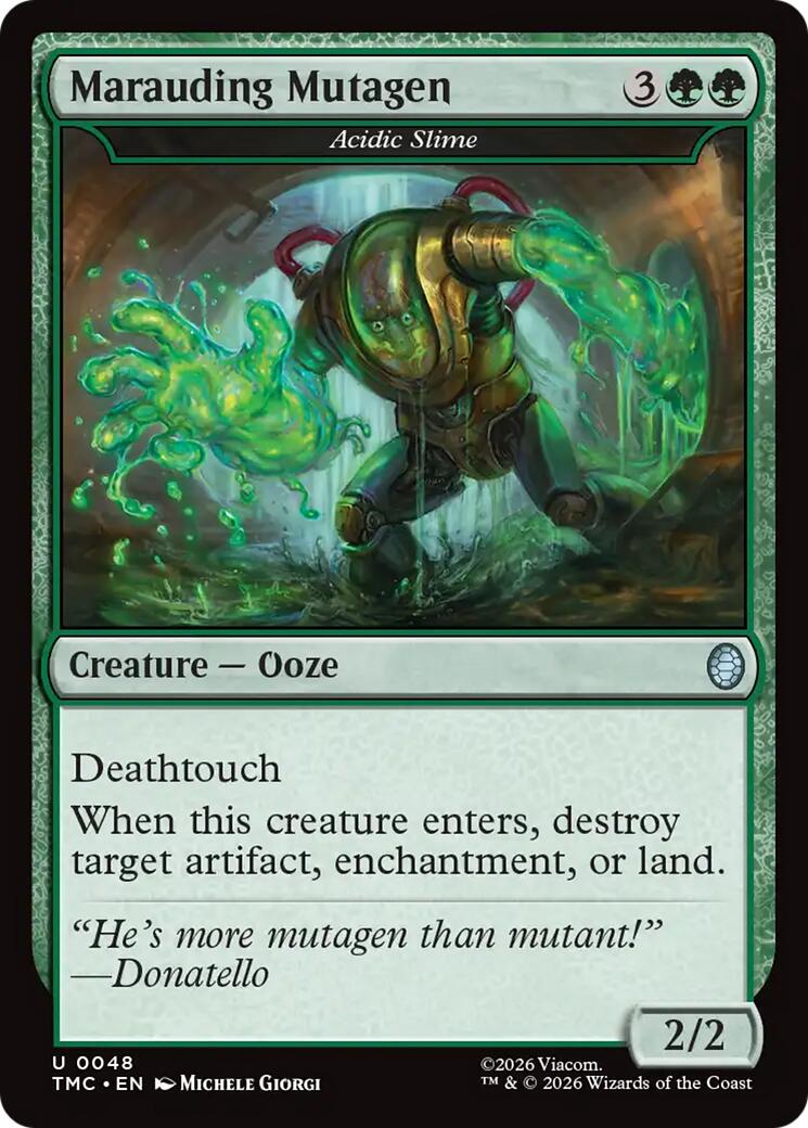 Marauding Mutagen - Acidic Slime [Teenage Mutant Ninja Turtles Commander] | Magic Magpie