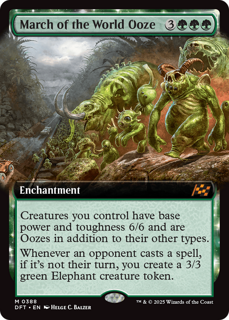 March of the World Ooze (Extended Art) [Aetherdrift] | Magic Magpie