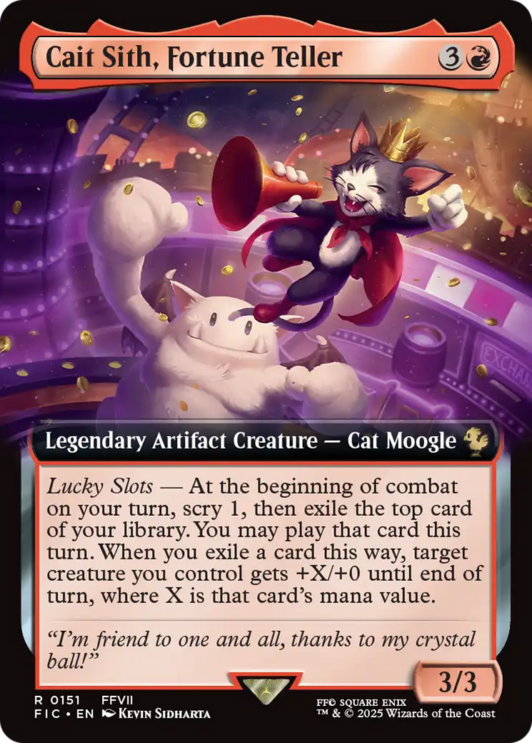 Cait Sith, Fortune Teller (Extended Art) [FINAL FANTASY Commander] | Magic Magpie