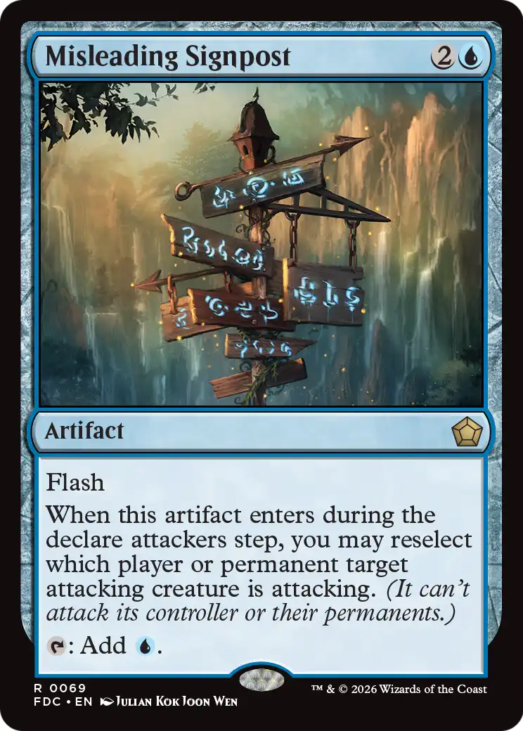 Misleading Signpost [Foundations Commander] | Magic Magpie