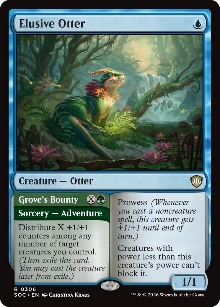 Elusive Otter [Secrets of Strixhaven Commander] | Magic Magpie