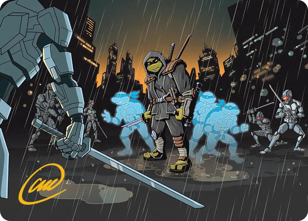 The Last Ronin's Technique Art Card (Gold-Stamped Signature) [Teenage Mutant Ninja Turtles Art Series] | Magic Magpie