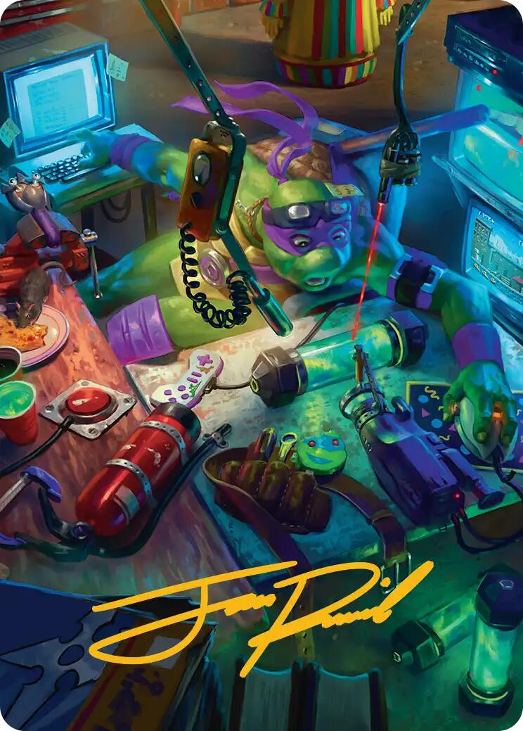 Donatello, the Brains Art Card (Gold-Stamped Signature) [Teenage Mutant Ninja Turtles Art Series] | Magic Magpie