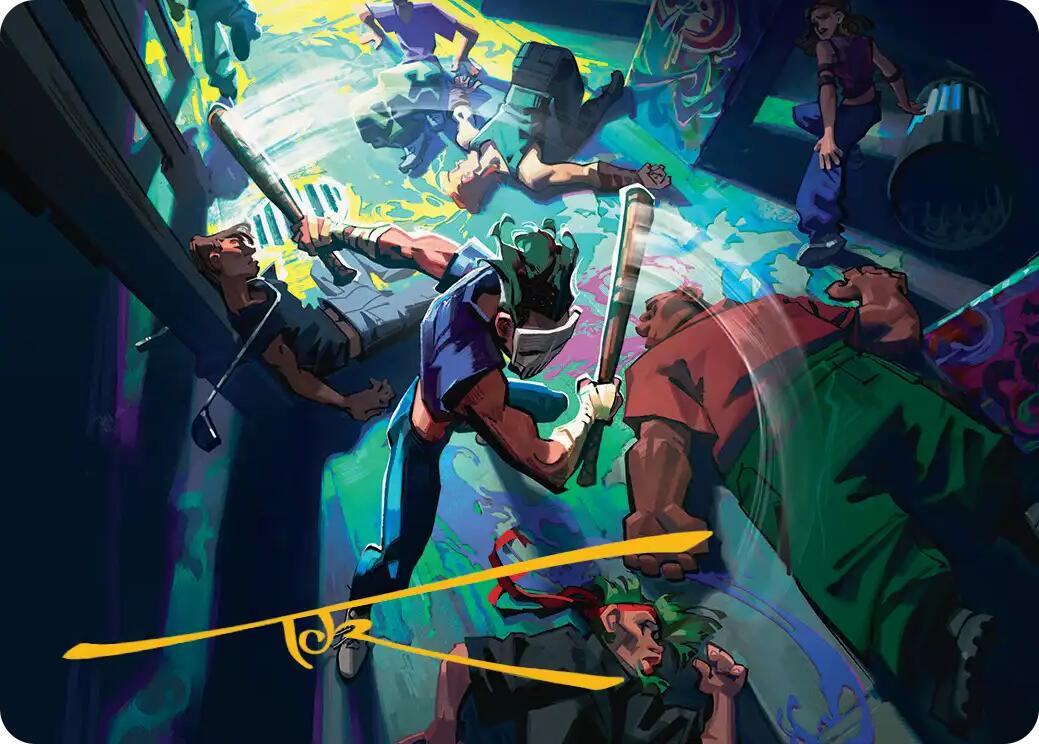 Pain 101 Art Card (Gold-Stamped Signature) [Teenage Mutant Ninja Turtles Art Series] | Magic Magpie