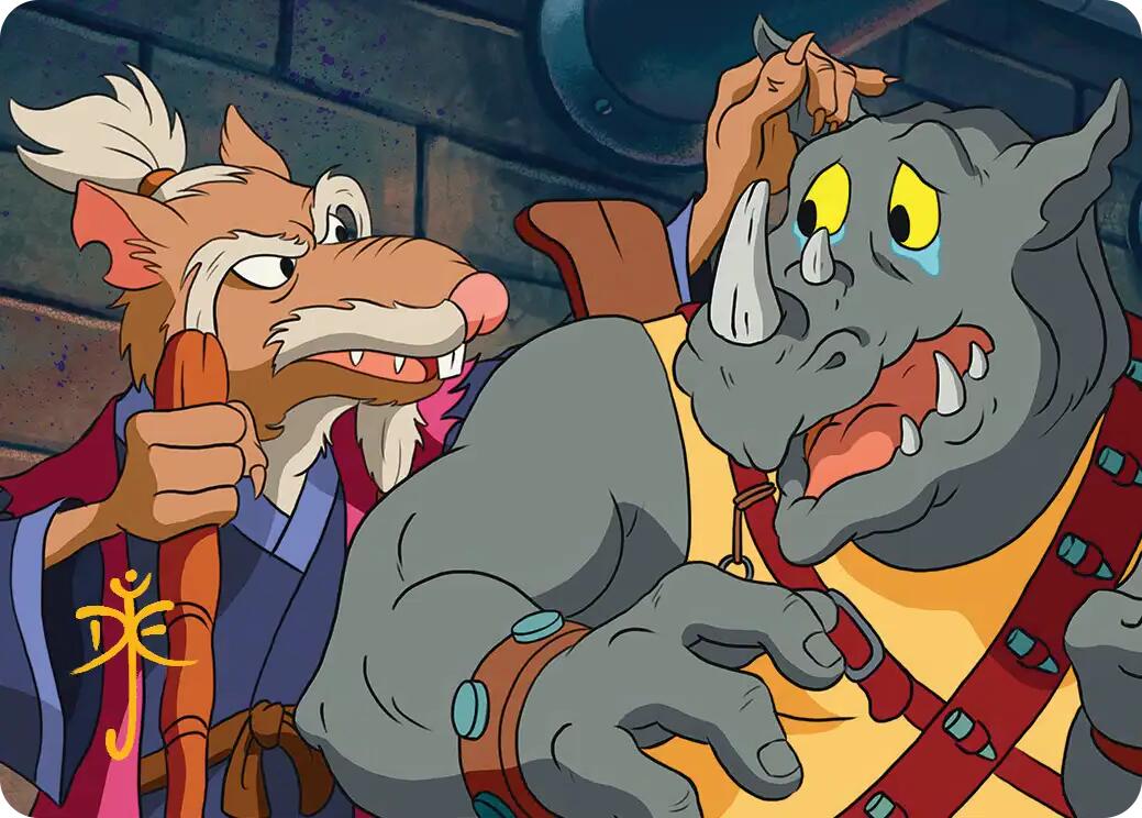 Splinter's Technique Art Card (Gold-Stamped Signature) [Teenage Mutant Ninja Turtles Art Series] | Magic Magpie