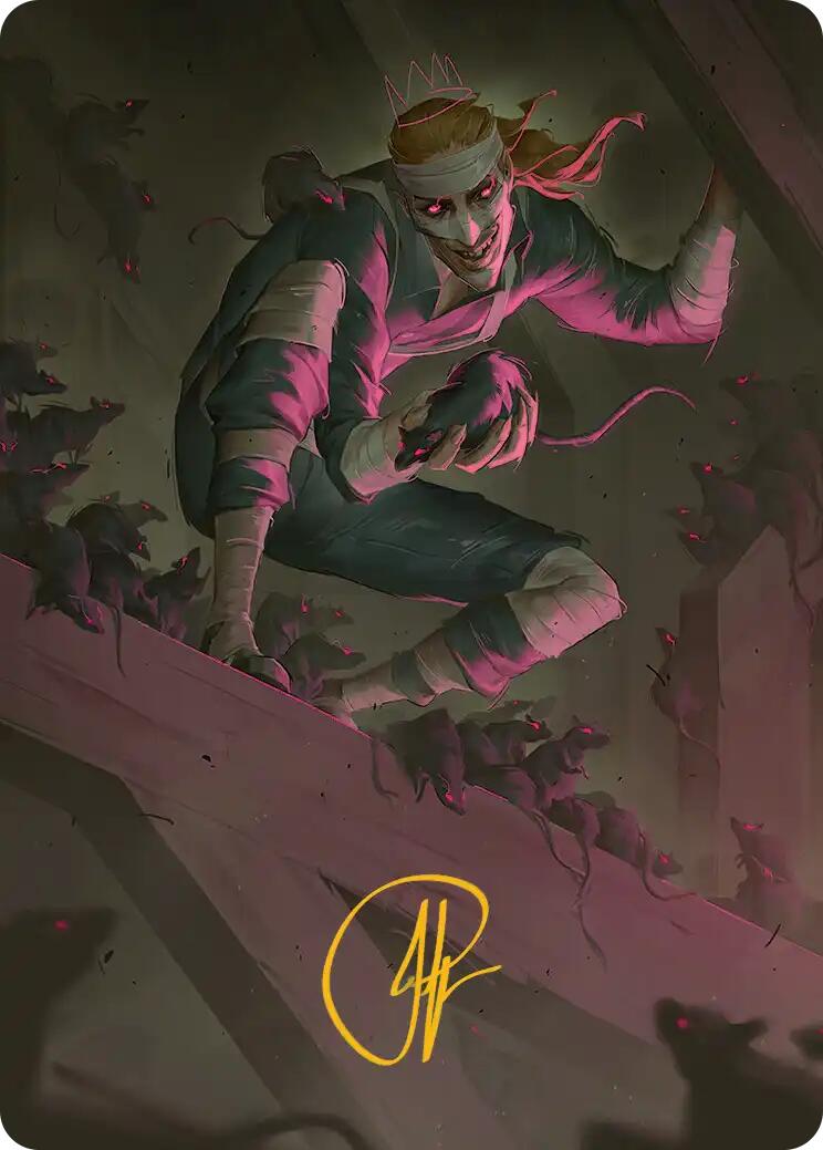 Rat King, the Chaosbringer Art Card (Gold-Stamped Signature) [Teenage Mutant Ninja Turtles Art Series] | Magic Magpie