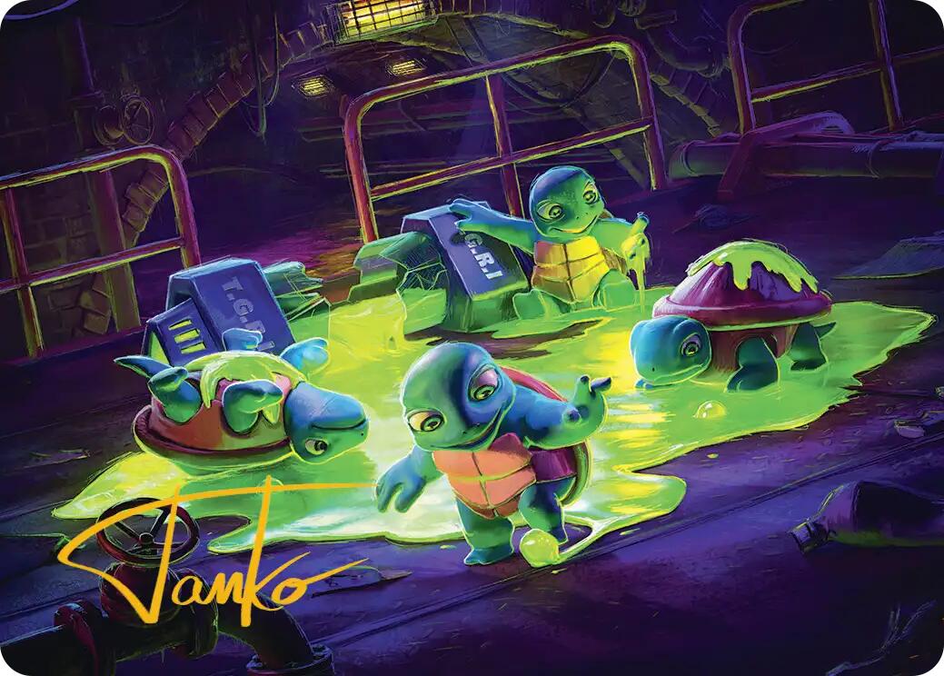 The Ooze Art Card (Gold-Stamped Signature) [Teenage Mutant Ninja Turtles Art Series] | Magic Magpie