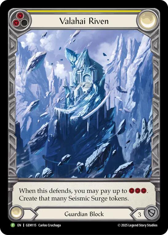 Valahai Riven (Yellow) [GEM115] (GEM Pack 4) | Magic Magpie