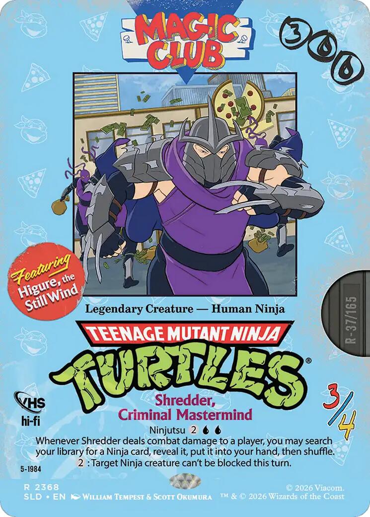 Shredder, Criminal Mastermind - Higure, the Still Wind [Secret Lair Drop Series] | Magic Magpie