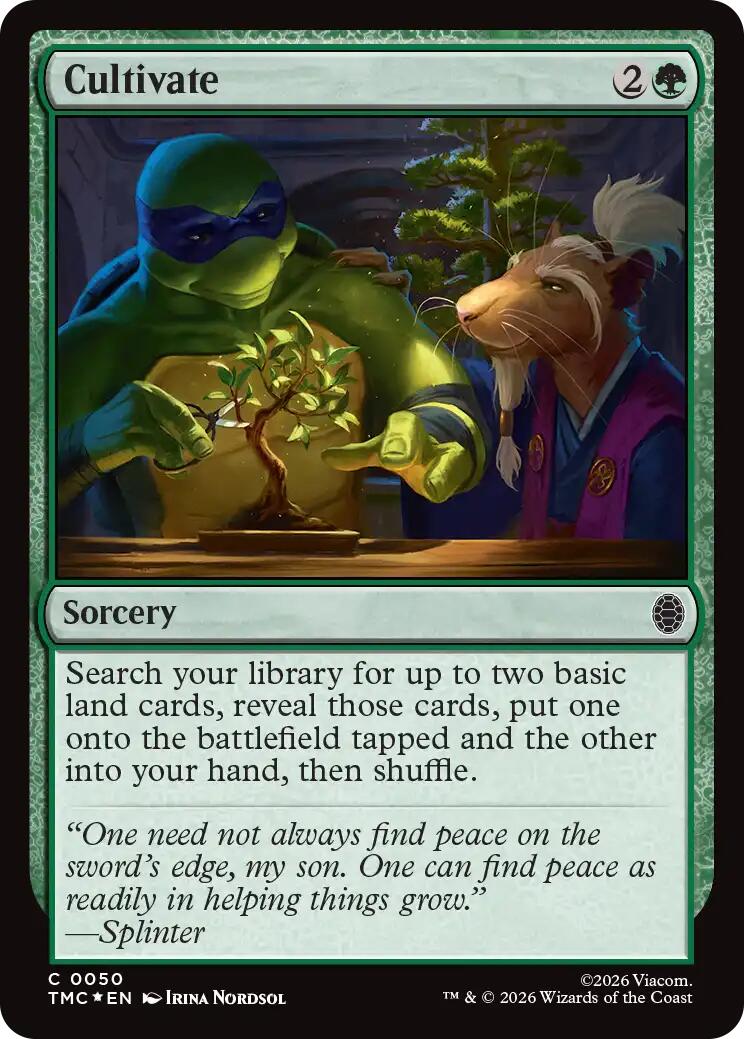 Cultivate (Surge Foil) [Teenage Mutant Ninja Turtles Commander] | Magic Magpie