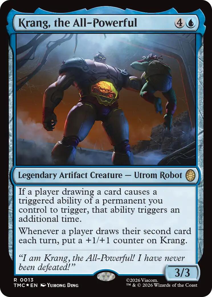 Krang, the All-Powerful (Surge Foil) [Teenage Mutant Ninja Turtles Commander] | Magic Magpie