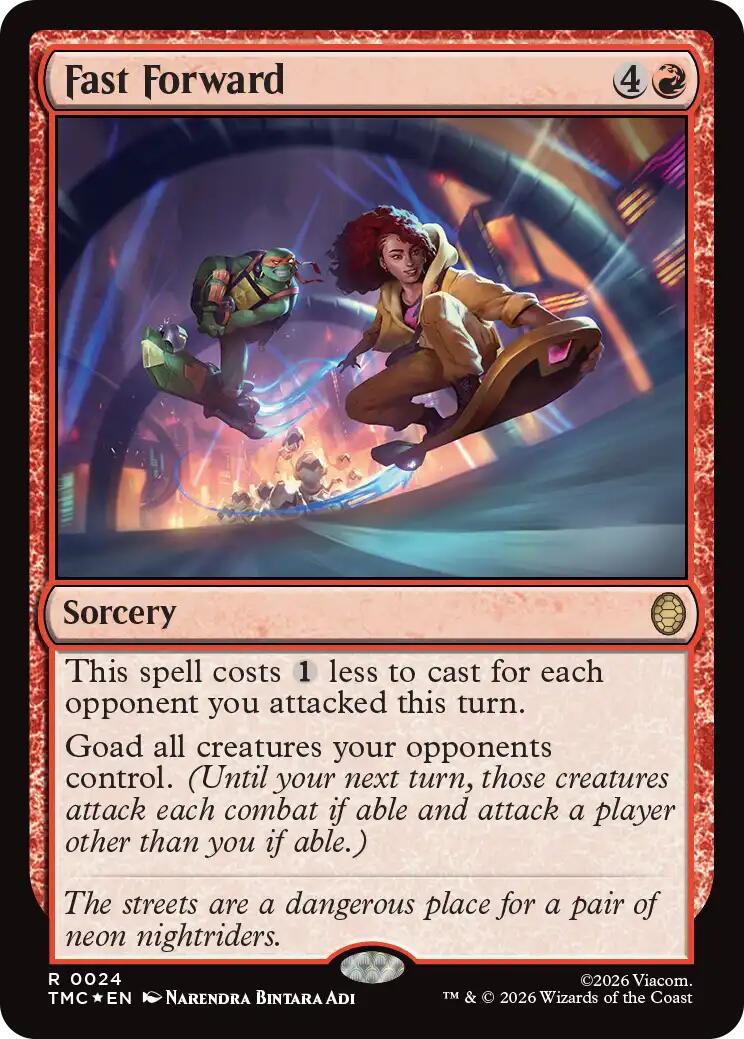Fast Forward (Surge Foil) [Teenage Mutant Ninja Turtles Commander] | Magic Magpie