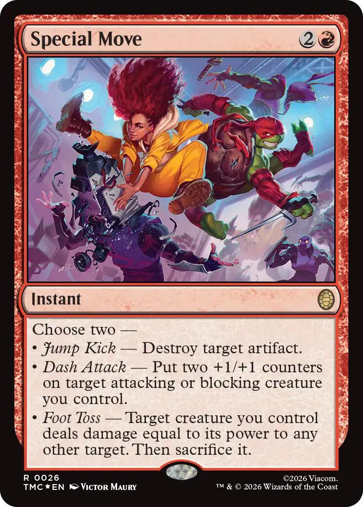 Special Move (Surge Foil) [Teenage Mutant Ninja Turtles Commander] | Magic Magpie