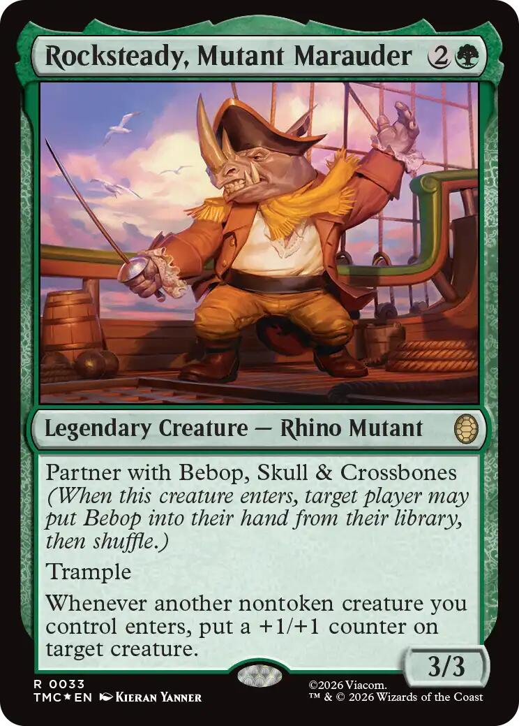Rocksteady, Mutant Marauder (Surge Foil) [Teenage Mutant Ninja Turtles Commander] | Magic Magpie