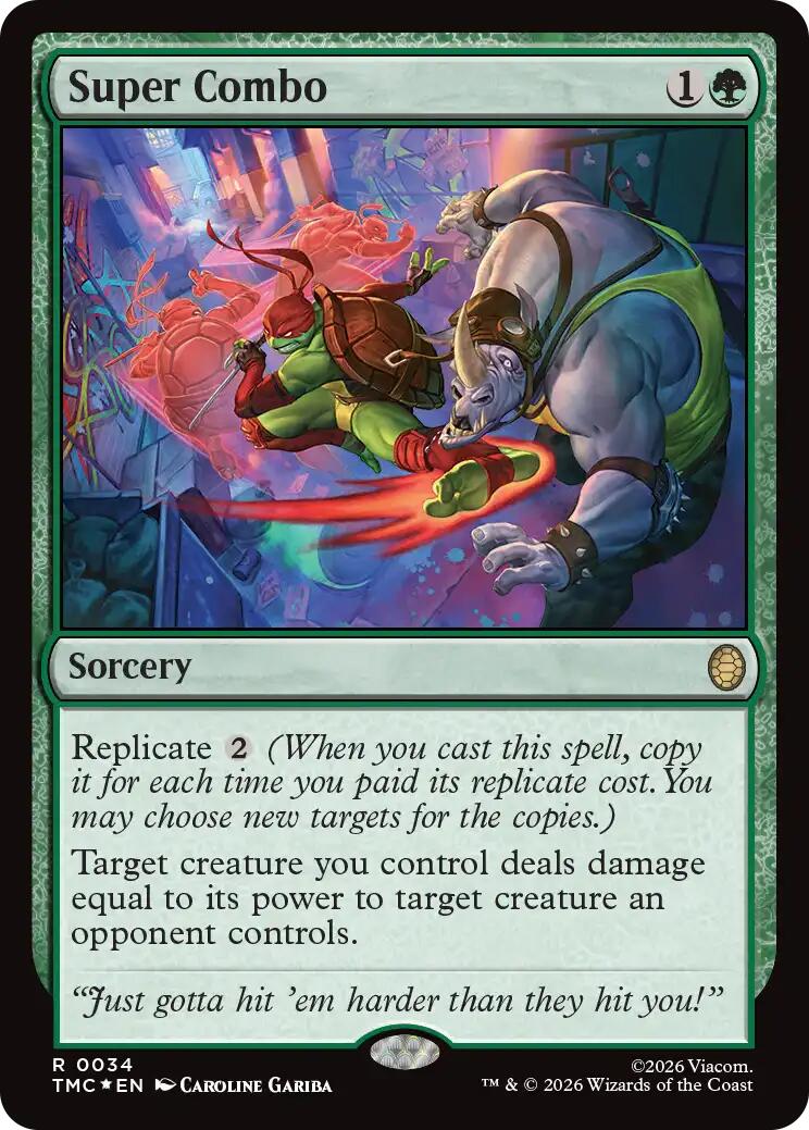 Super Combo (Surge Foil) [Teenage Mutant Ninja Turtles Commander] | Magic Magpie