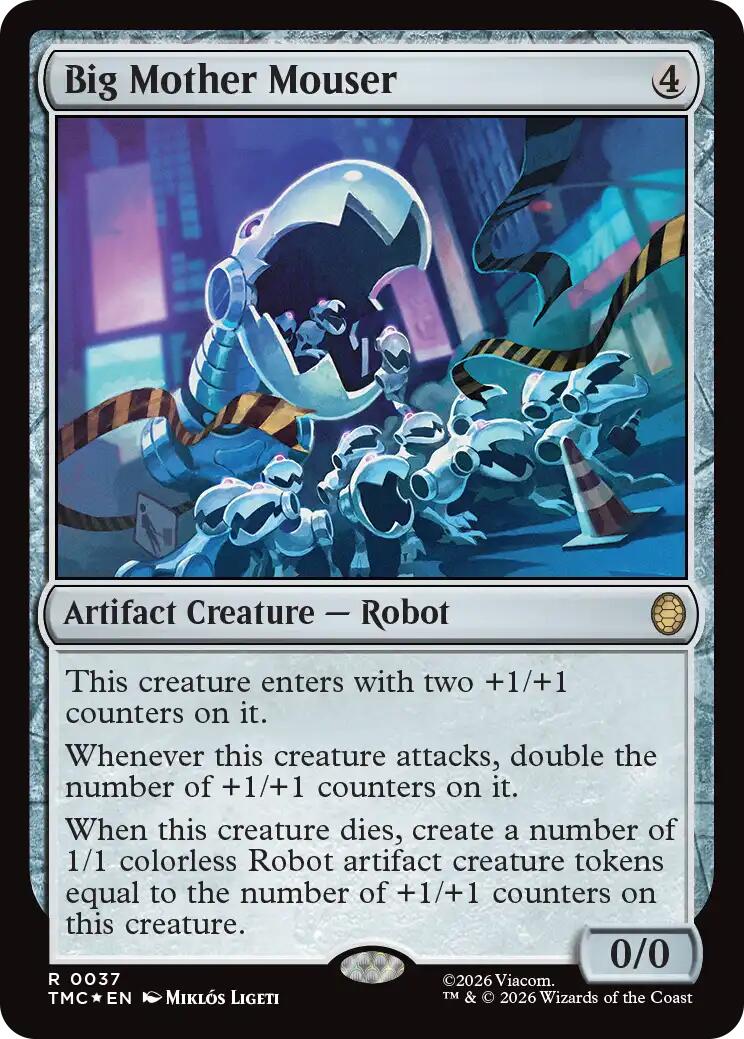 Big Mother Mouser (Surge Foil) [Teenage Mutant Ninja Turtles Commander] | Magic Magpie