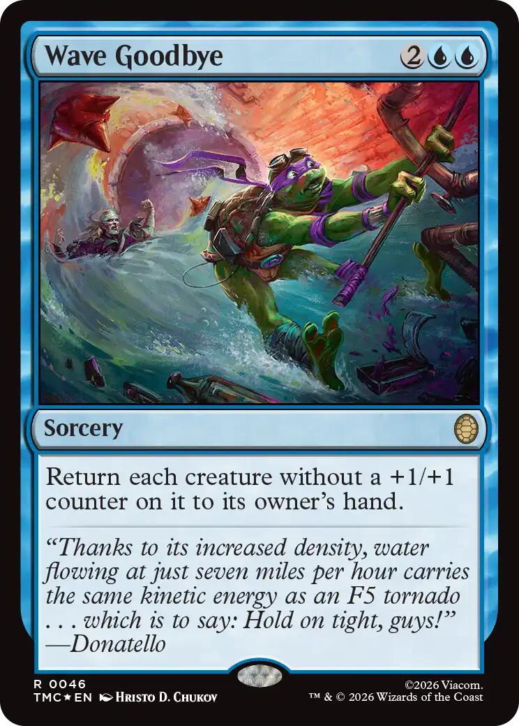Wave Goodbye (Surge Foil) [Teenage Mutant Ninja Turtles Commander] | Magic Magpie