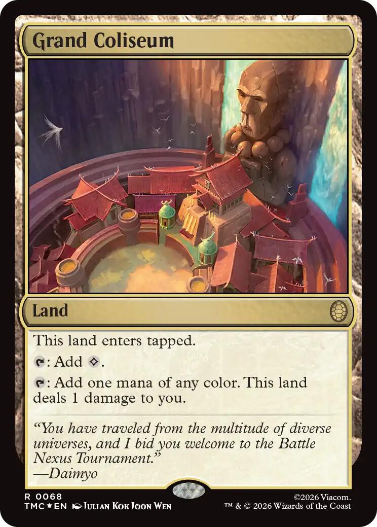 Grand Coliseum (Surge Foil) [Teenage Mutant Ninja Turtles Commander] | Magic Magpie