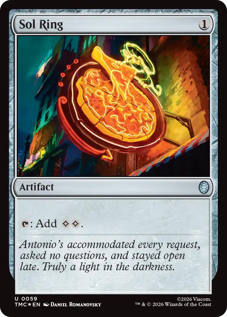 Sol Ring (Surge Foil) [Teenage Mutant Ninja Turtles Commander] | Magic Magpie