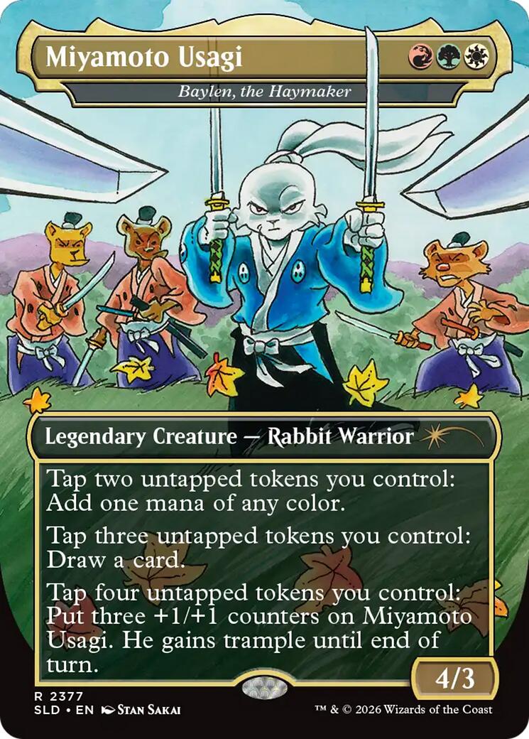 Miyamoto Usagi - Baylen, the Haymaker [Secret Lair Drop Series] | Magic Magpie