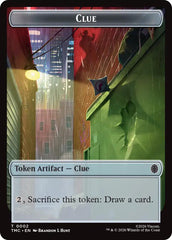 Clue // Rat Double-Sided Token [Teenage Mutant Ninja Turtles Commander Tokens] | Magic Magpie