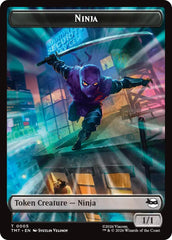 Ninja // Food Double-Sided Token [Teenage Mutant Ninja Turtles Tokens] | Magic Magpie