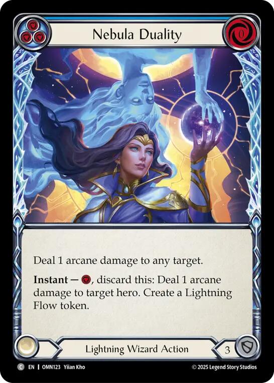 Nebula Duality (Blue) [OMN123] (Omens of the Third Age) | Magic Magpie