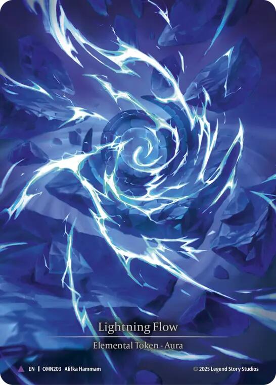 Lightning Flow (B) [OMN203] (Omens of the Third Age)  Cold Foil | Magic Magpie