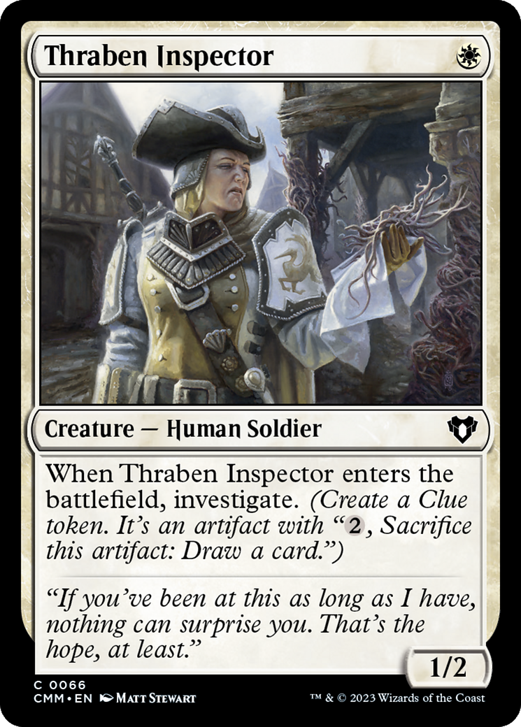 Thraben Inspector [Commander Masters] | Magic Magpie