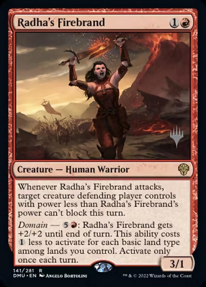 Radha's Firebrand (Promo Pack) [Dominaria United Promos] | Magic Magpie