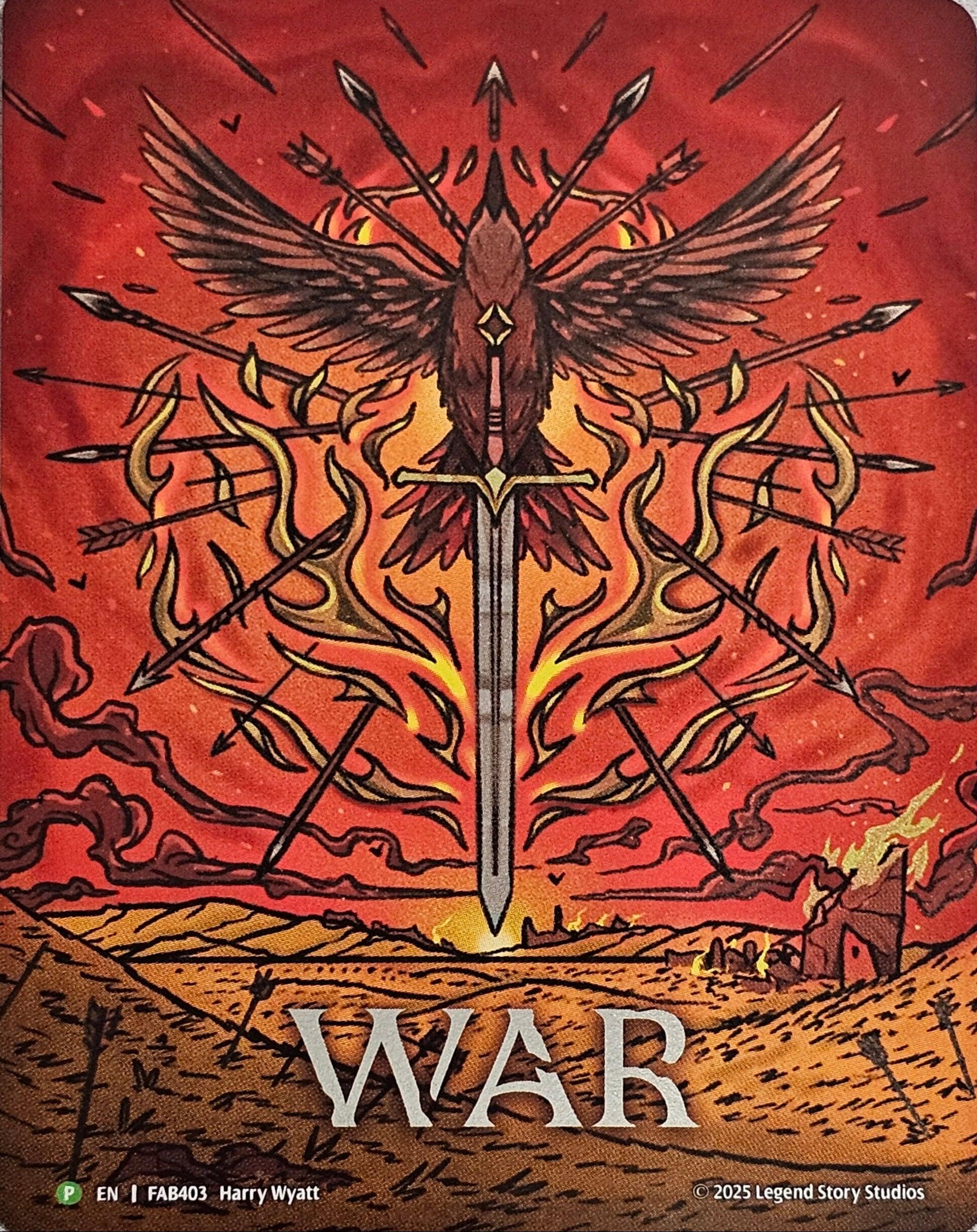 War [FAB403] (Promo)  Cold Foil | Magic Magpie