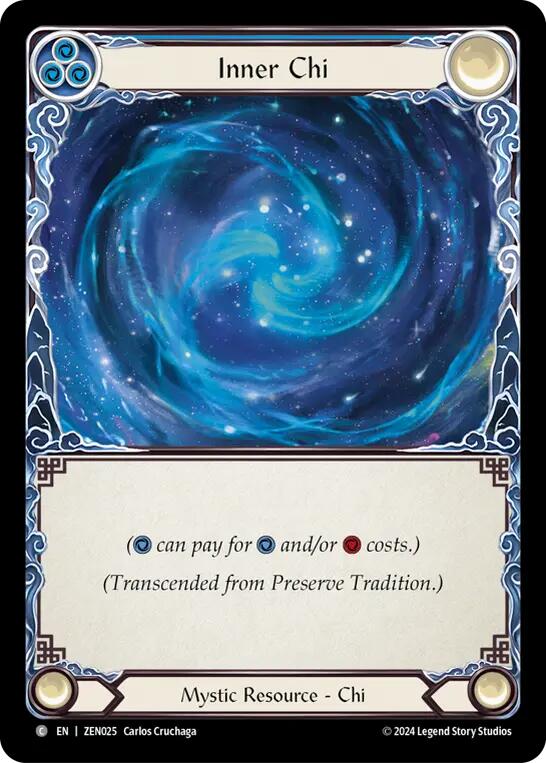 Preserve Tradition // Inner Chi [ZEN025] (Part the Mistveil Zen Blitz Deck) | Magic Magpie