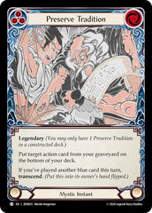Preserve Tradition // Inner Chi [ZEN025] (Part the Mistveil Zen Blitz Deck) | Magic Magpie