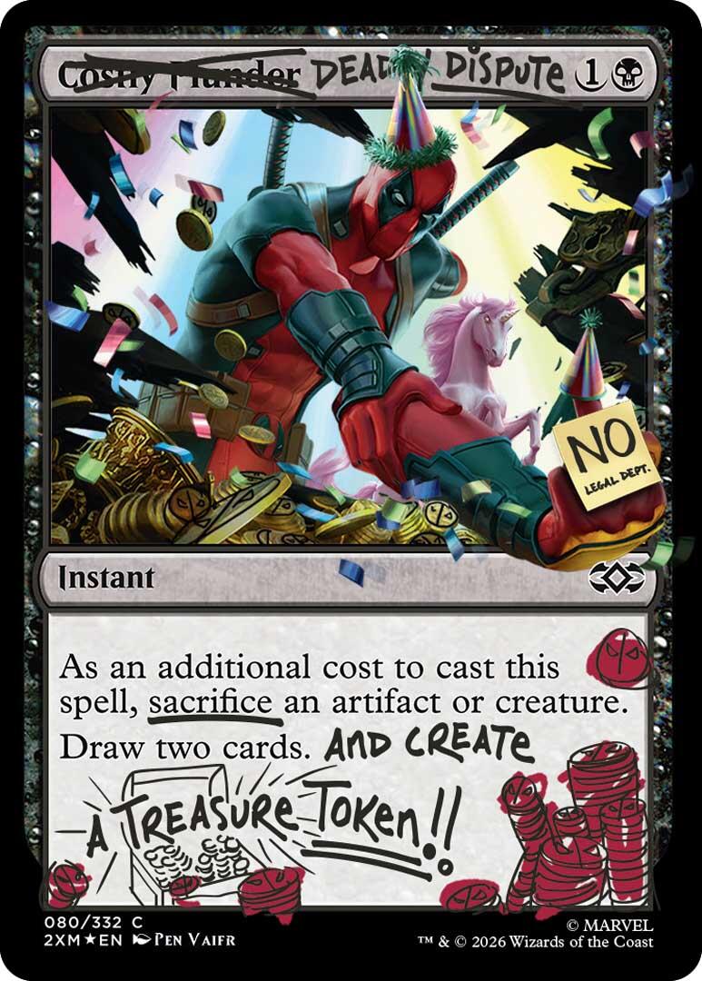 Deadly Dispute (080) (Pool Party Foil) [Secret Lair Drop Series] | Magic Magpie