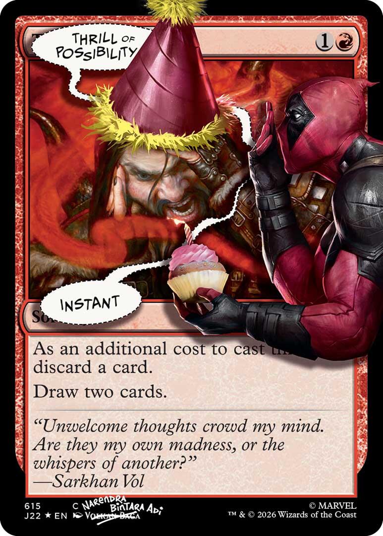 Thrill of Possibility (615) (Pool Party Foil) [Secret Lair Drop Series] | Magic Magpie