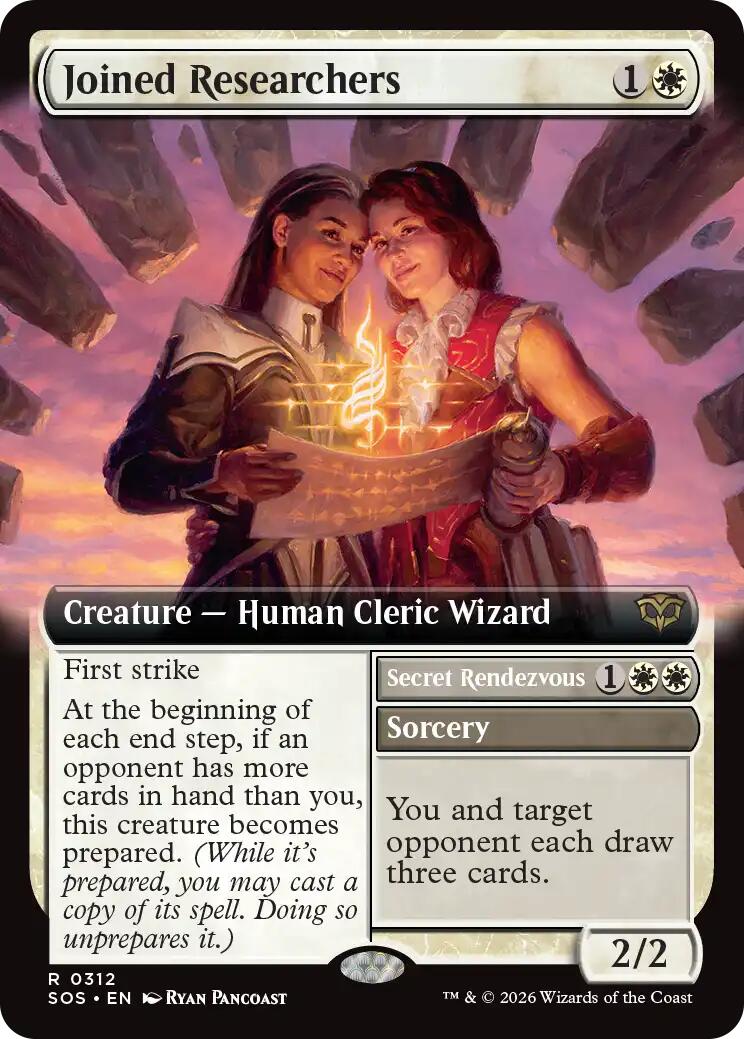 Joined Researchers (Extended Art) [Secrets of Strixhaven] | Magic Magpie