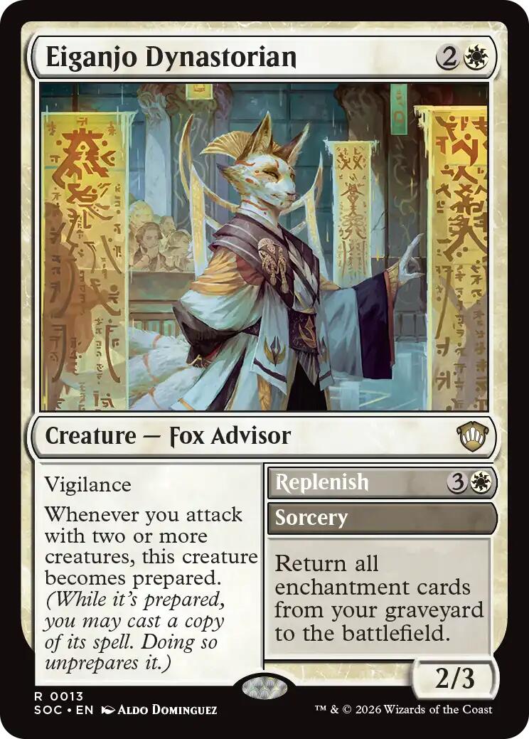 Eiganjo Dynastorian [Secrets of Strixhaven Commander] | Magic Magpie