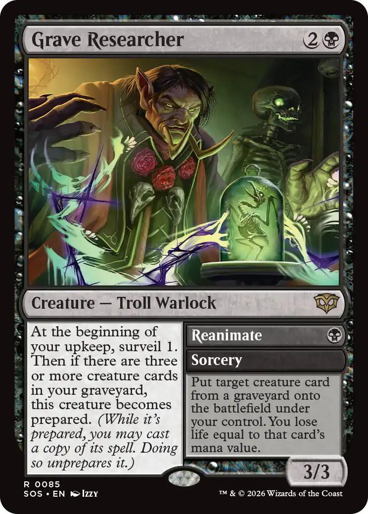 Grave Researcher [Secrets of Strixhaven] | Magic Magpie