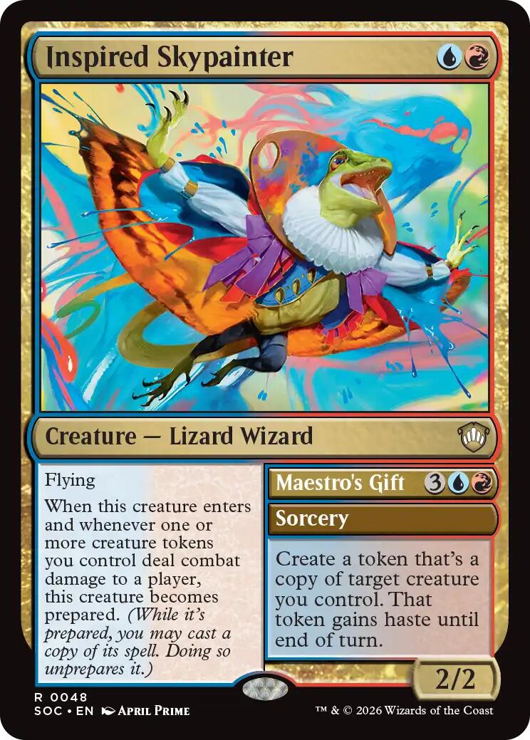 Inspired Skypainter [Secrets of Strixhaven Commander] | Magic Magpie