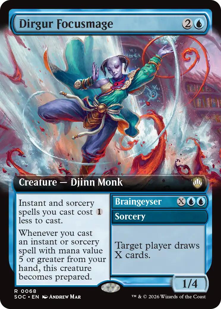 Dirgur Focusmage (Extended Art) [Secrets of Strixhaven Commander] | Magic Magpie