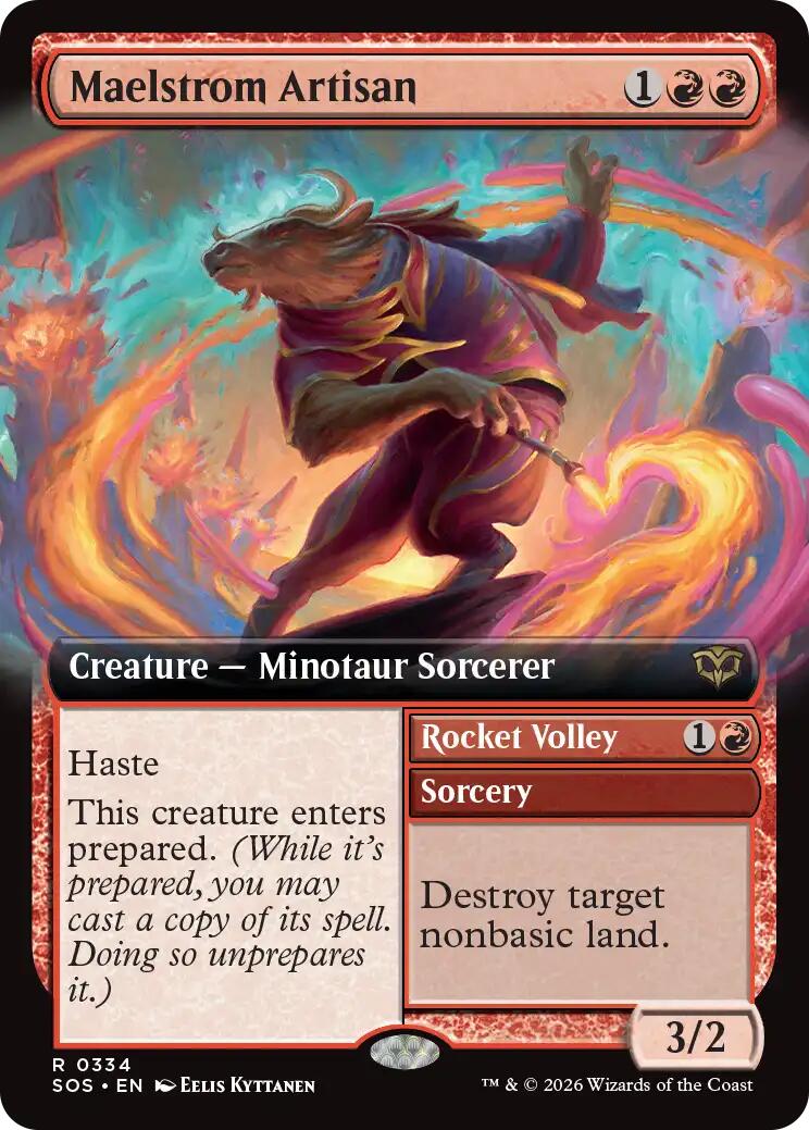 Maelstrom Artisan (Extended Art) [Secrets of Strixhaven] | Magic Magpie