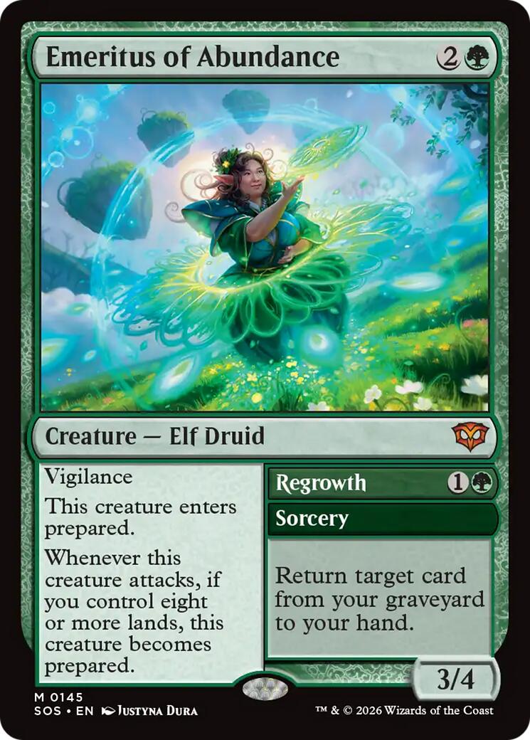Emeritus of Abundance [Secrets of Strixhaven] | Magic Magpie