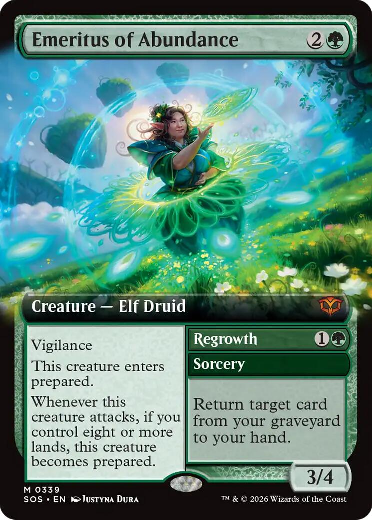 Emeritus of Abundance (Extended Art) [Secrets of Strixhaven] | Magic Magpie
