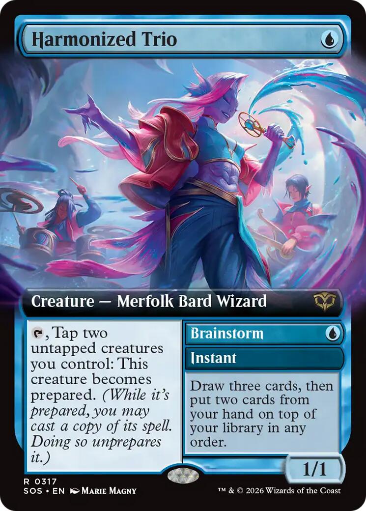 Harmonized Trio (Extended Art) [Secrets of Strixhaven] | Magic Magpie