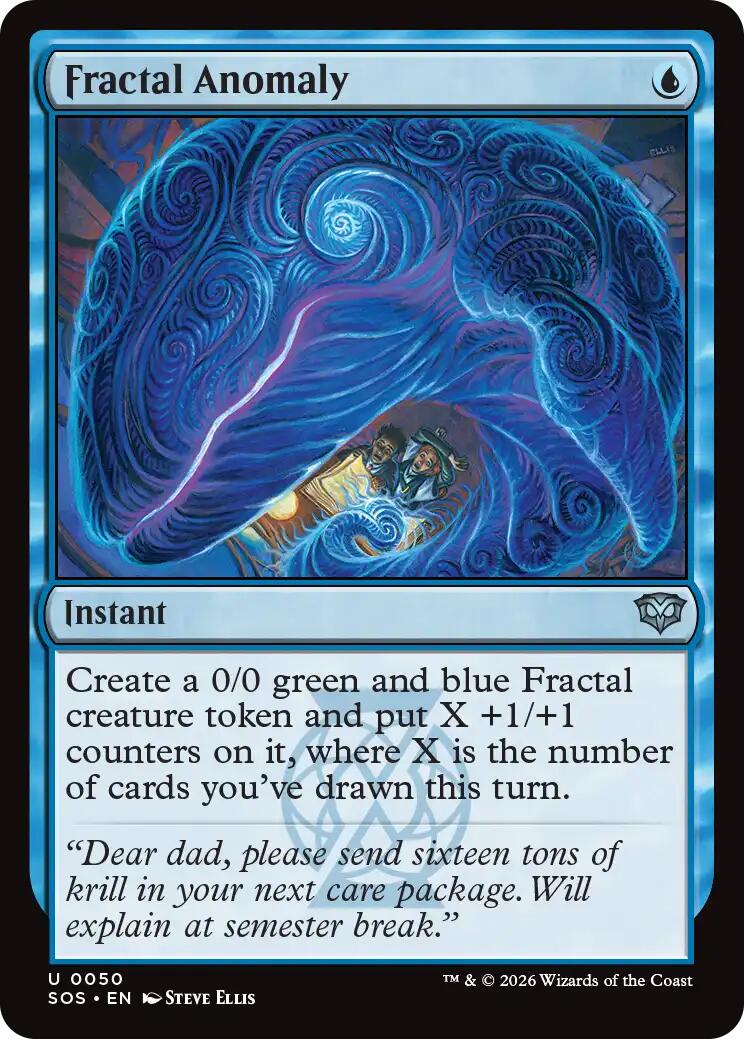 Fractal Anomaly [Secrets of Strixhaven] | Magic Magpie
