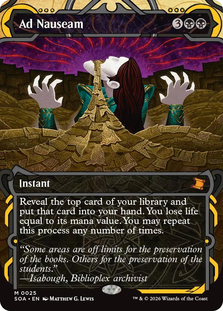Ad Nauseam [Secrets of Strixhaven: Mystical Archive] | Magic Magpie